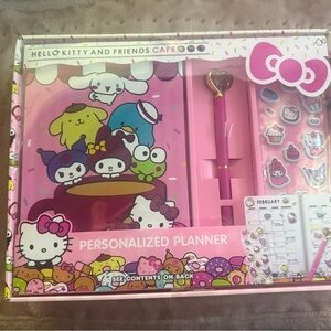 Hello Kitty Pink and Colorful Planner Set New